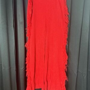 Eloquii Red Knit Pant